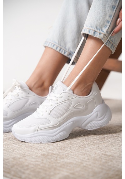 Daxtors Garantili D1152 Günlük Ortopedik Kadın Sneaker Spor Ayakkabı Siyah