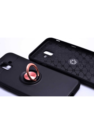 Samsung Uyumlu Galaxy J6 Plus Kılıf Zore Ravel Silikon Kapak Mavi