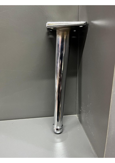 Bone X Metal Ayak 20cm Krom Koltuk Puf Dolap Tv Ünite Modern Mobilya Ayağı Komidin Gümüş Konsol
