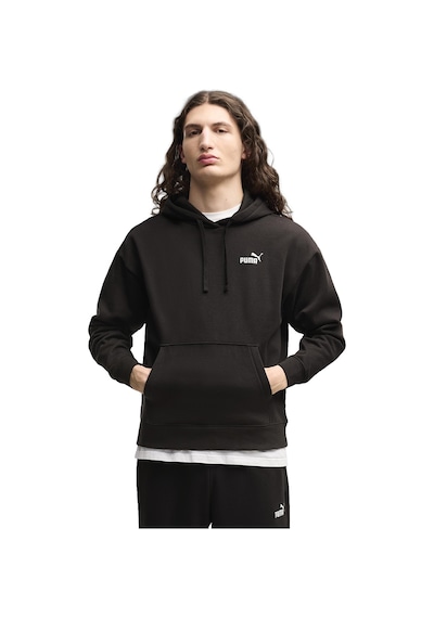 Puma Essentials Small No. 1 Logo Kadın Siyah Günlük Stil Sweatshirt 68239601
