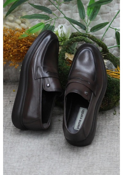 Pierre Cardin 14207 Kahve Hafif Taban Hakiki Deri Erkek Ayakkabı 001