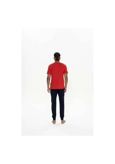 U.s. Polo Assn. Erkek Kırmızı Pijama Takım Kırmızı
