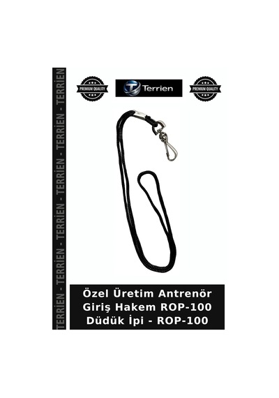 Özel Üretim Antrenör Giriş Hakem Rop-100 Düdük İpi - Rop-100 Diğer