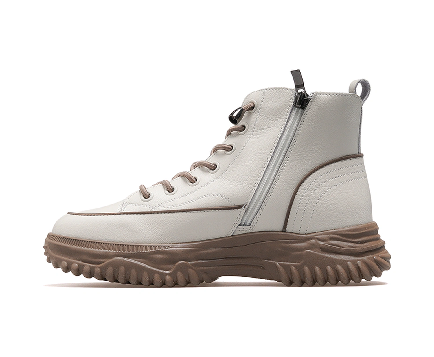 Guja Kadın Deri Sneaker Bot 25k 25k310-13 Z Bej Bej