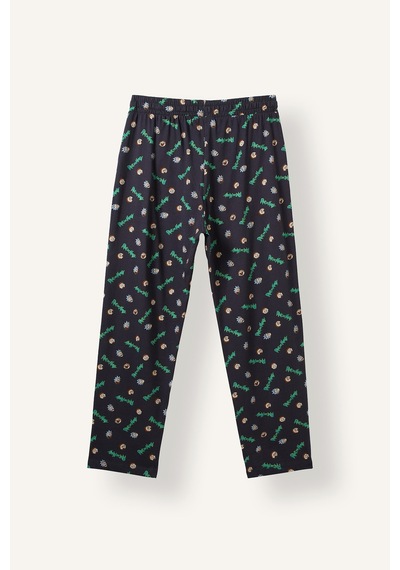 Defacto Rick And Morty Baskılı Regular Fit Kısa Kollu 2li Pijama Takımı H7504ax26auer105 Ekru-er105