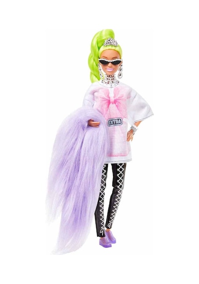 Barbie Extra Neon Saçlı Bebek Hdj44