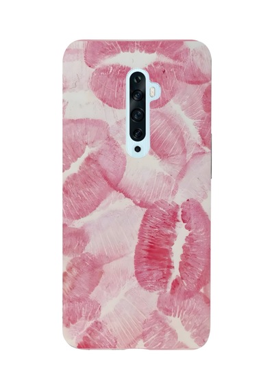 Oppo Reno 2z Uyumlu Baskılı Yumuşak Silikon Şeffaf Telefon Kılıfı Çok Renkli
