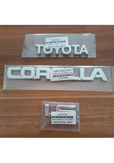 Toyota Corolla 1.6 Bagaj Yazısı Ae101 Efsane Kasa