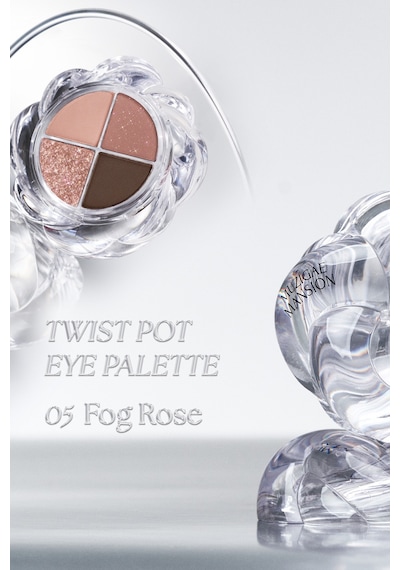 İpeksi Dokulu 4'lü Far Paleti Muzıgae Mansıon Twist Pot Eye Palette 05 Fog Rose 12009179