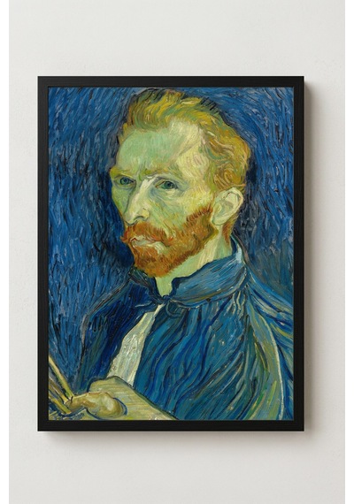 Van Gogh Self-portrait By Vincent Van Gogh Çerçevesiz Poster 30x42 Cm A3 Tablo Duvar Dekoru