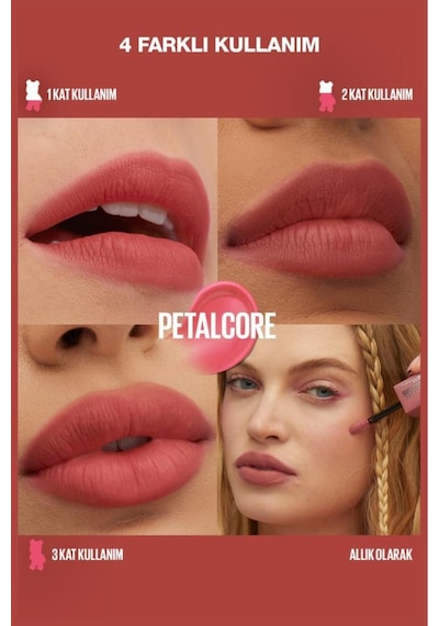 Maybelline Super Stay Teddy Tint Uzun Süre Kalıcı Likit Mat Tint 40 Petalcore 40