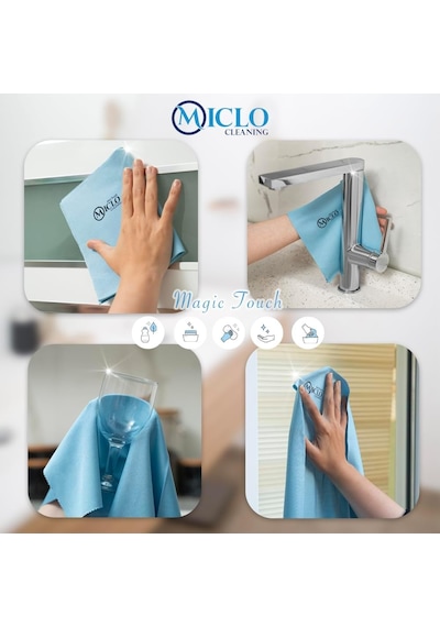 Balıksırtı Desen Sihirli Cam, Ayna, Mutfak, Banyo Bezi X6 Adet Belirtilmemiş