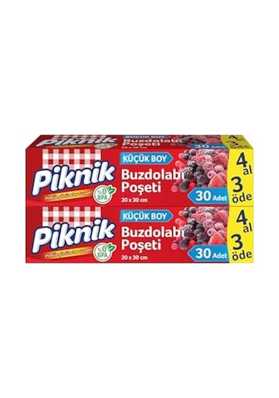 Buzdolabı Poşeti 4al3öde 30'lu