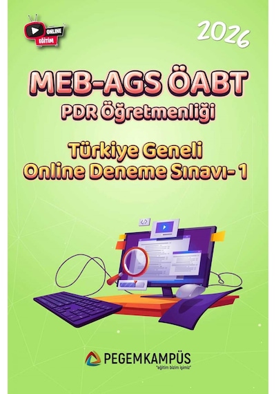 2026 Meb-ags Öabt Psikolojik Danışma Ve Rehberlik Öğretmenliği Türkiye Geneli Online Deneme Sınavı-1