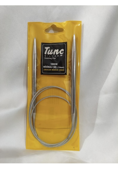 Tunç Silver Misinalı Şiş 100 Cm. - No:7 Mm 1 Adet