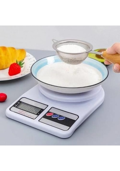 Hassas Terazi Dijital Mutfak Tartısı Hassas Ölçüm Tartı 10 KG