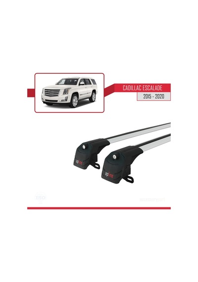 Cadillac Escalade 2015-2020 Arası İle Uyumlu Ace-2 Ara Atkı Tavan Barı Gri
