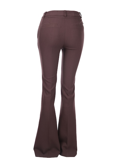 Ekol Kadın Minimalist Yüksek Bel Midi Çan Pantolon - Günlük & İş Kahve