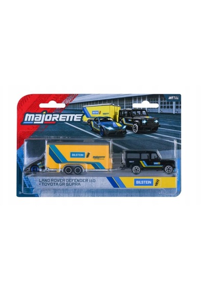 Majorette Land Rover Defender 110 Toyota Gr Supra 1:64