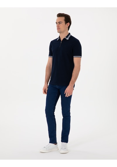 Pierre Cardin Erkek Lacivert Tişört 50302607-vr033 Lacivert