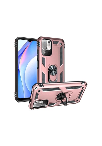Xiaomi Poco M3 Pro Kılıf Zore Vega Kapak Rose Gold