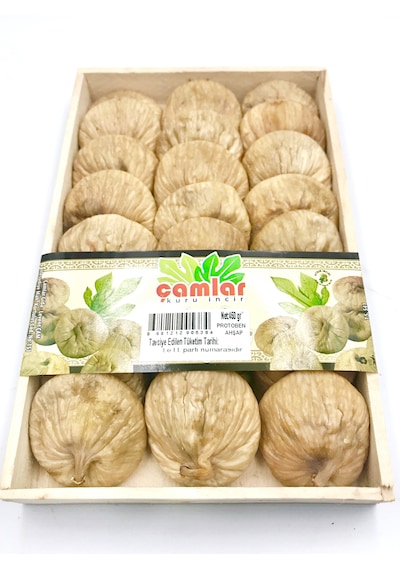 Çamlar Kuru Incir Orta Boy Ahşap Tabak 450 G
