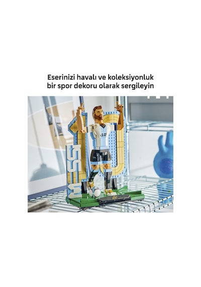 LEGO® Editions Lionel Messi – Futbol Efsanesi 43015 - 12 Yaş ve Üzeri Çocuklar için Figür İçeren Oyuncak Yapım Seti (958 Parça)