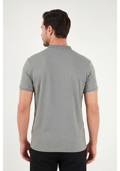 Buratti Pamuklu Regular Fit Fermuarlı Erkek Polo Yaka T Shirt 5902738 Açık Haki