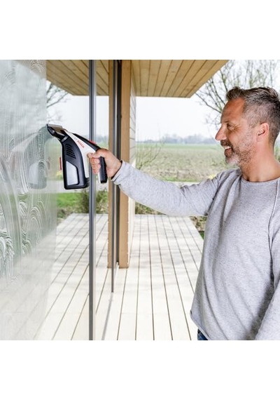 Ayrex Home And Garden Glassvac Akülü Cam Temizleme Makinesi İle Uyumlu Yedek Lastik, Siyah
