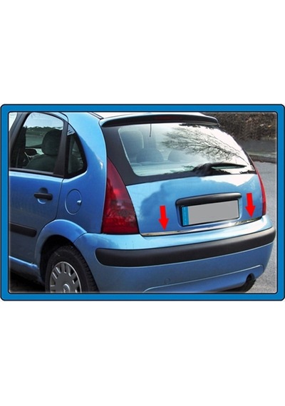 Db Chrome Citroen C3 Krom Bagaj Alt Çıta 2002-2009 P.çelik