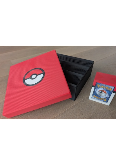 Pokemon Kart Saklama Kutusu Buyuk Bolmeli Pokeball