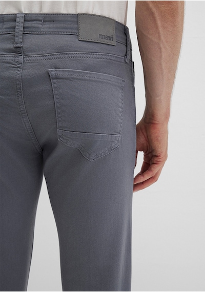 Mavi - Jake Sisli Gri Gabardin Pantolon 0042290683 Gri