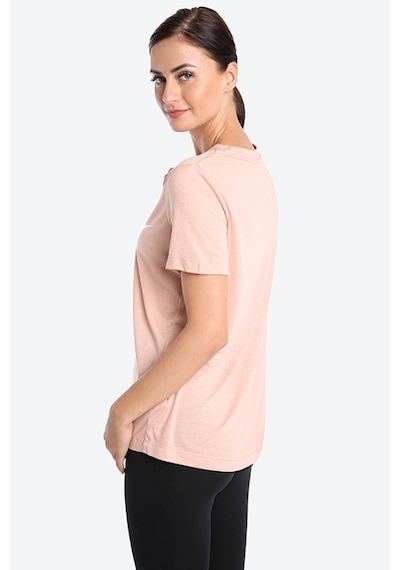 Nike Futura White Tee Dökümlü Hafif Parlak Modal Örme Solmaya Dayanıklı Unisex Pembe Tişört Pembe