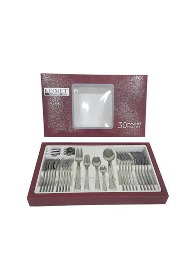 Kısmet Çatal-Kaşık Seti 30 Prç Bergama Inox