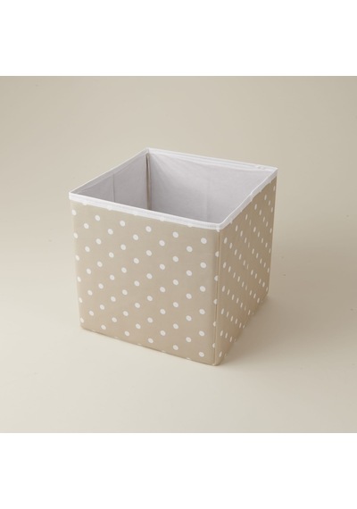 Living Organizer Kutu - Bej - 30x30x30 Cm Çok Renkli