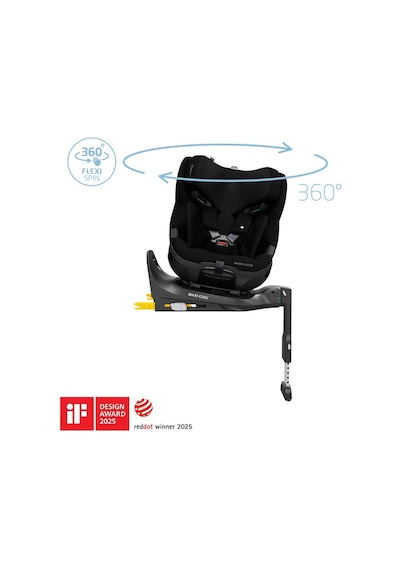 Maxi-Cosi Leona2 Seyahat Sistem Bebek Arabası ve Emerald 360 Pro Oto Koltuğu Graphite