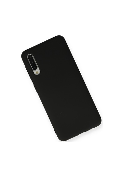 Samsung Galaxy A50 Uyumlu İçi Kadife Lansman Tasarım Silikon Telefon Kılıfı Siyah