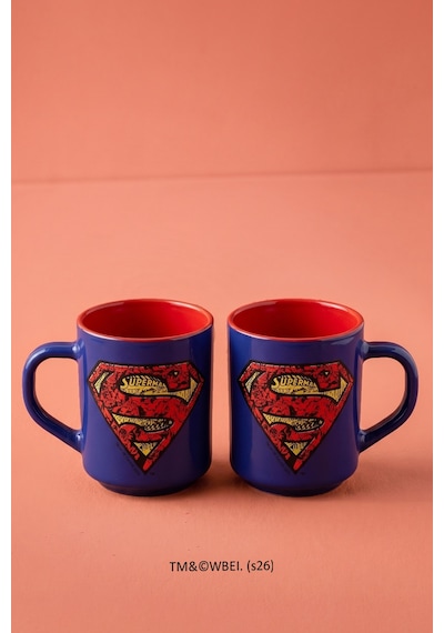 Superman 2'li Kupa Seti Mavi 250 Cc Çok Renkli