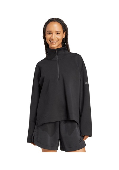 Jm1659-k Adidas W All Szn Sl Qz Kadın Sweatshirt Siyah Jm1659-k Siyah