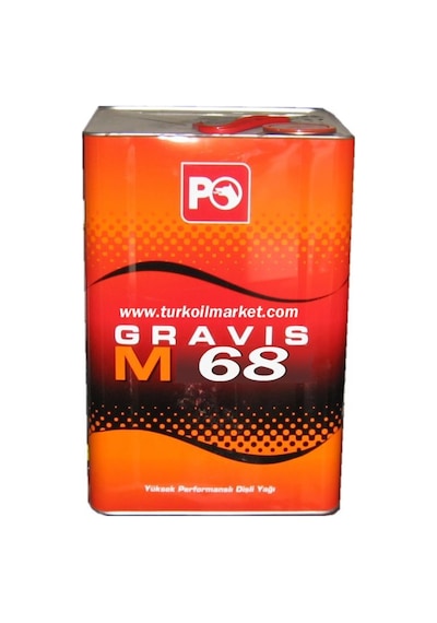 Petrol Ofisi Gravis M 68 Yüksek Performanslı Dişli Yağı Teneke 16 KG