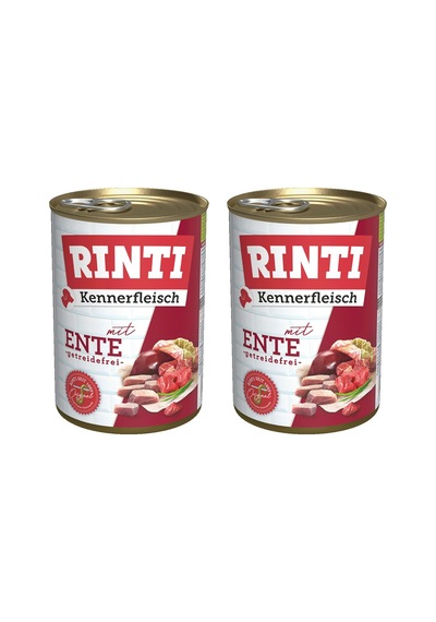 Rinti Ördekli Gurme Köpek Konservesi 400 G X 2 Adet