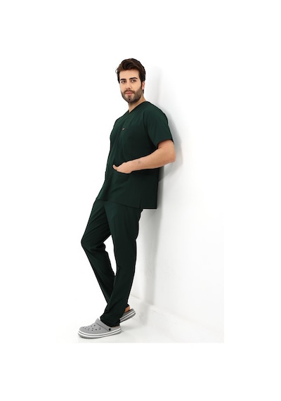 Zarf Yaka Erkek Likralı Takım - 6429 Ö.başı Yeşili-12113 6429 Ö.başı Yeşili