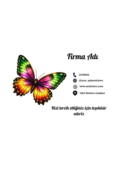 260 Gr Parlak Kağıt Üzerinde 100 Adet Kişiye Özel Katvizit, Reklam Kartı, İşletme Tanıtım Kartı