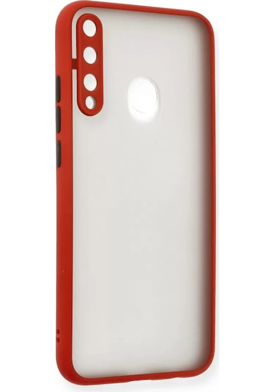Newface Huawei P40 Lite E Kılıf Montreal Silikon Kapak - Kırmızı