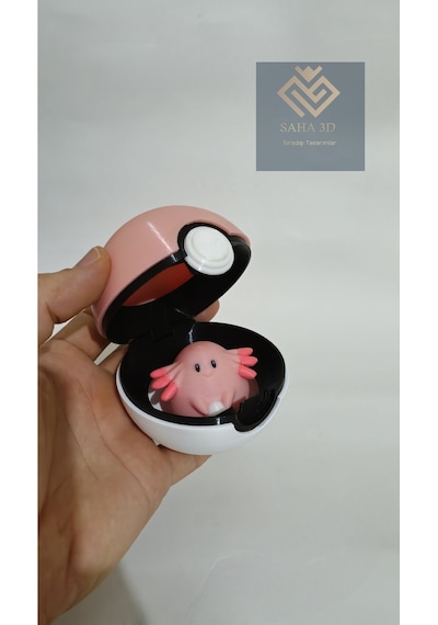 Pokemon Pembe Poke Topu Chansey Hediyeli