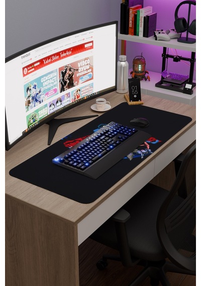 Cowboy Bebop Anime V1 - 90x40 Xxl Gaming Kauçuk Kaymaz Taban Mouse Pad Fare Altlığı