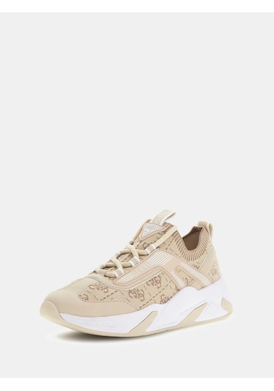 Guess Genga Kadın Sneaker Ayakkabı Flpgenfam12 Bej
