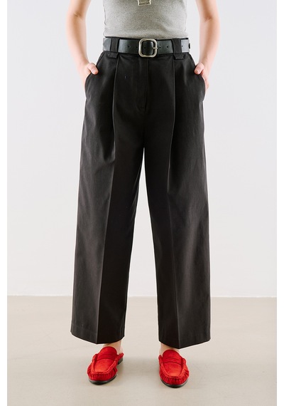 Manuka Gabardin Straıght Pileli Pantolon Lacivert Aw26pnt00004-3907