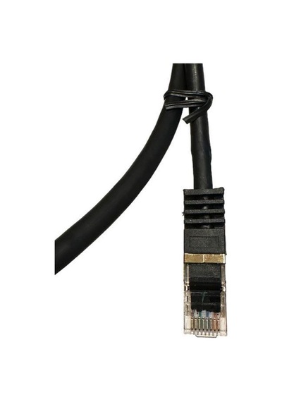 30 Cm Cat7 Kablo 0.3 Metre Siyah Cat7 Kablo