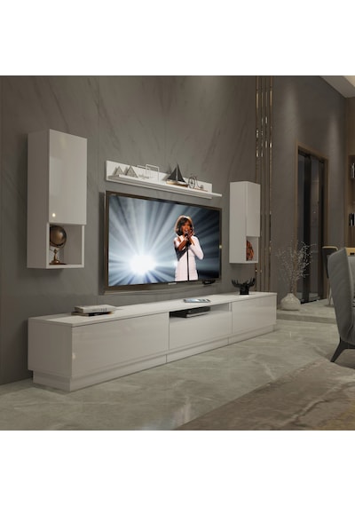 Decoraktiv Trendstyle 270das Slm Tv Ünitesi Tv Sehpası Beyaz